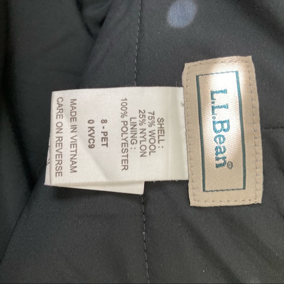 🍎Wool blend snazzy walk about skirt by LL Bean slight sparkle in thread - Picture 7 of 12